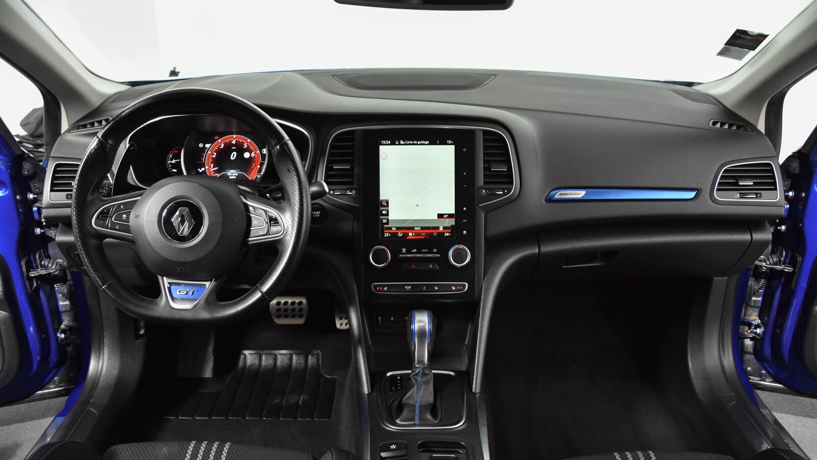 RENAULT Mégane IV GT 205 CV EDC 4CONTROL FULL LED CAMERA GPS SIEGES  BACQUETS CHAUFFANTS ACC RS DRIVE BLUETOOTH JANTES ALU 18